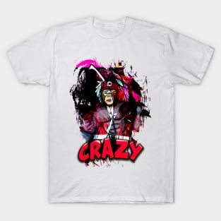 Crazy world t-shirt design T-Shirt
